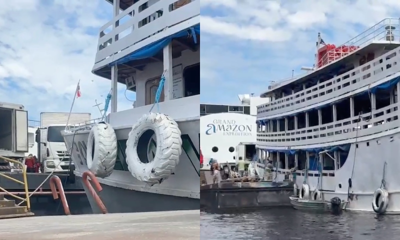 Mistério: corpo é achado em frigorífico de embarcação no porto de Manaus