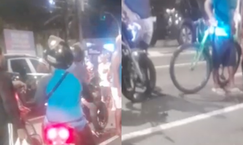 Ladrões recebem ‘carinho’ da população após assalto no bairro Cachoeirinha; veja vídeo