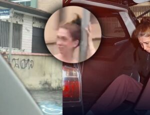 "Cansei de cuidar dele", diz mulher nua que matou o próprio pai com 20 facadas; veja vídeo