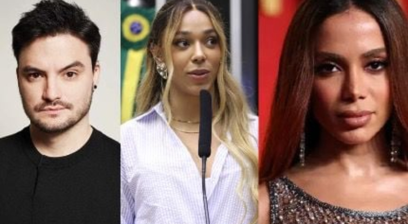 Paulo Figueiredo diz que EUA vetarão Felipe Neto Anitta e Erika Hilton; saiba os motivos