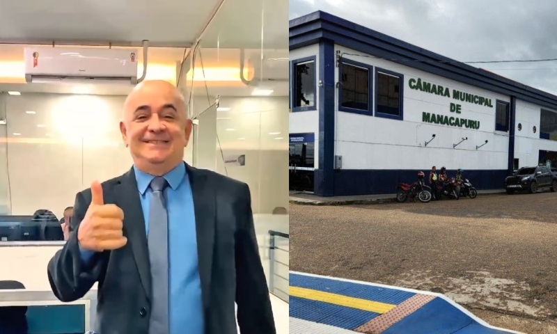 Mesmo condenado, Gerson D’Ângelo permaneceu como vereador em Manacapuru e hoje ocupa nova cadeira