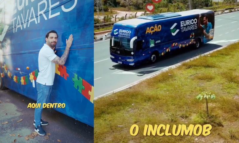 Do próprio bolso, vereador Eurico Tavares cria hospital móvel para atender população carente e crianças TEA em Manaus; veja vídeo