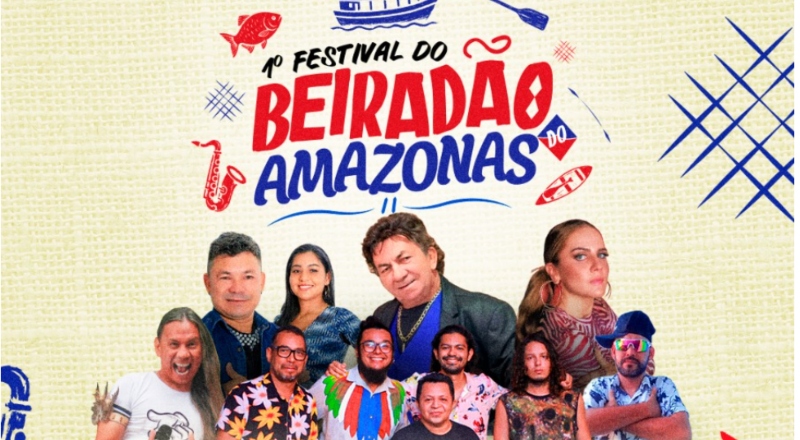 Festival do Beiradão do Amazonas encerra hoje com shows gratuitos no Largo de São Sebastião; confira as atrações