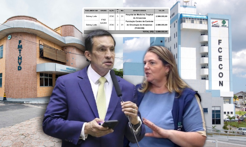 Emenda de R$ 5 milhões do deputado Sidney Leite para hospitais do AM desaparece: “onde foi parar o dinheiro?”