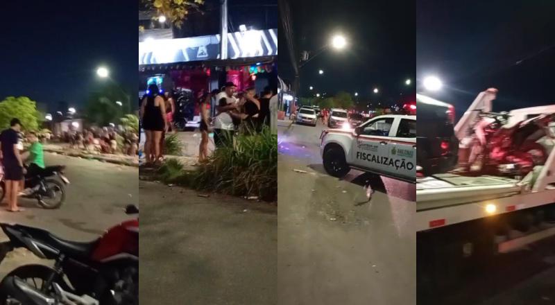 Som alto, racha de moto e ‘copão’: festa em adega do Viver Melhor termina com apreensão de veículos; veja vídeos