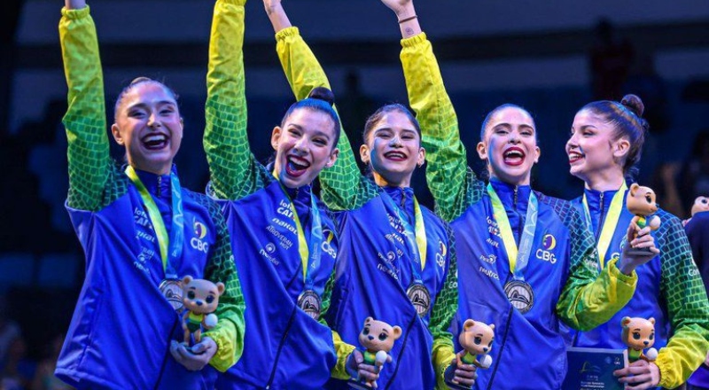 Brasil conquista duas medalhas inéditas no Mundial de Ginástica Rítmica