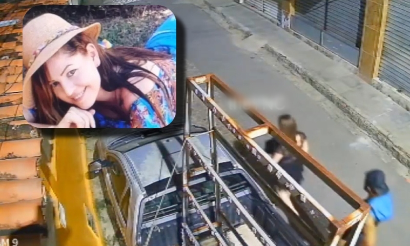 Vídeo mostra momento em que homem mata a ex-namorada no meio da rua; veja