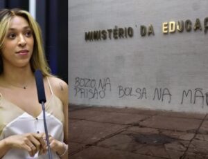 Erika Hilton mantém, desde 2023, assessor alvo da PF que pichou prédio do MEC