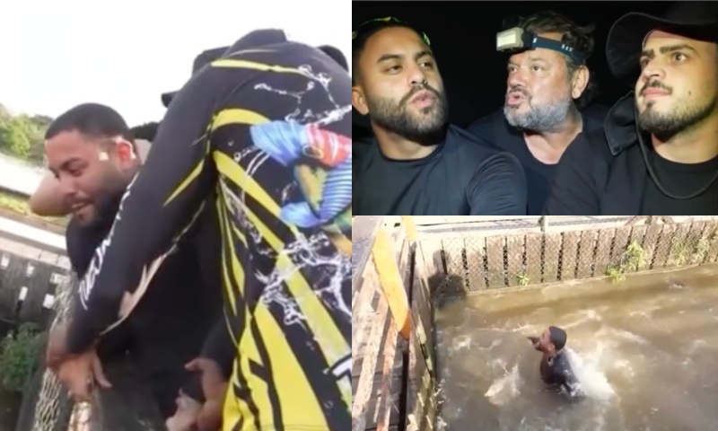 Richard Rasmussen sai em defesa de Jon Vlogs após influencer jogar amigo dentro de viveiro com Pirarucus; veja vídeo