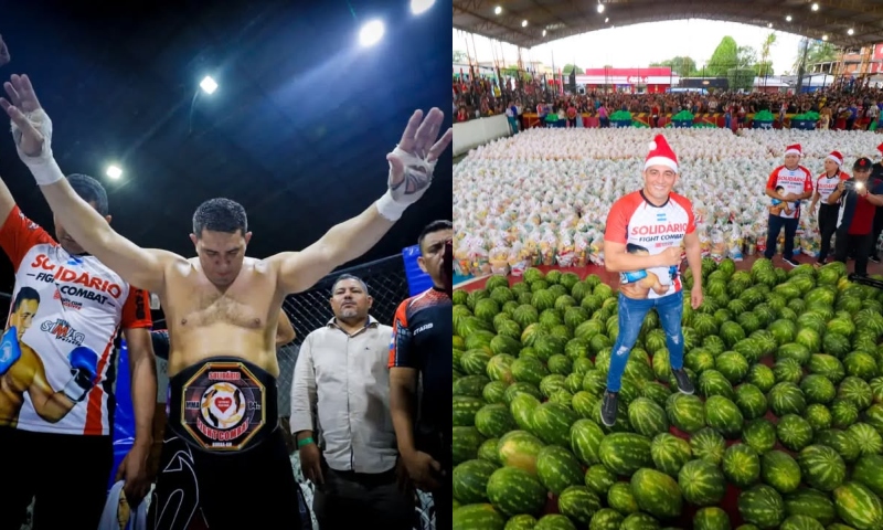 “Solidário Fight Combat”: evento promovido por Simão Peixoto já arrecadou mais de 42 toneladas de alimentos em Borba