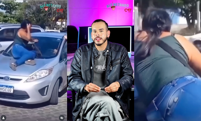 Fiel surta ao encontrar amante no carro do marido