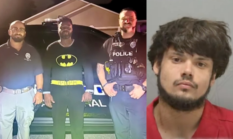Homem vestido com pijama do Batman ajuda polícia a prender ladrão na Flórida; veja vídeo