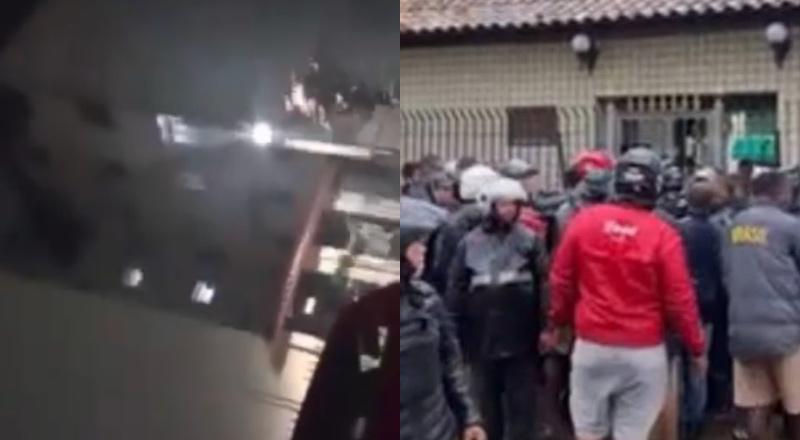 Vídeo mostra policial atirando no pé de entregador que se recusou a subir até seu apartamento; veja