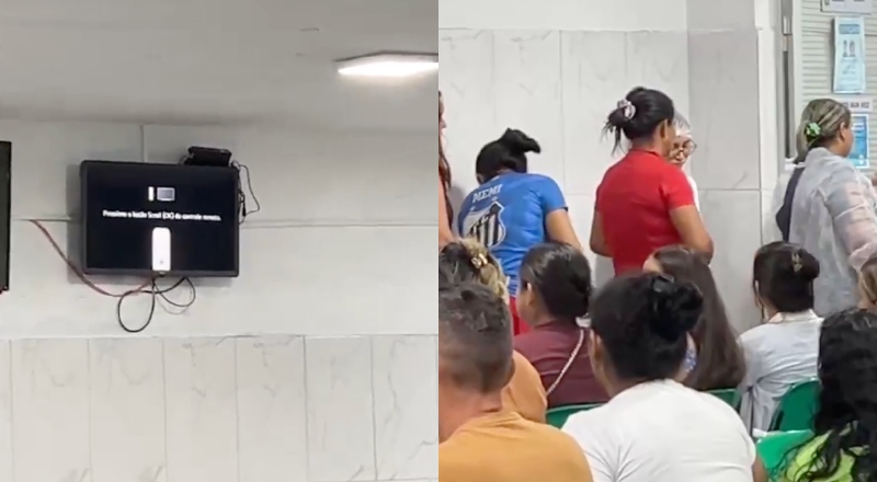 Revoltados com falta de médicos e medicamentos. pacientes do SPA Galiléia quebram recepção da unidade de saúde; veja vídeo