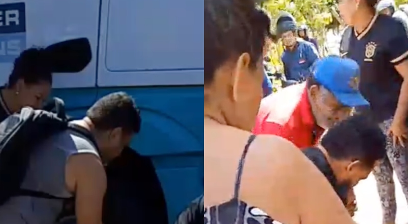 Urgente: mulher é atropelada por caminhão e populares oram pela vida dela em Manaus; veja vídeo