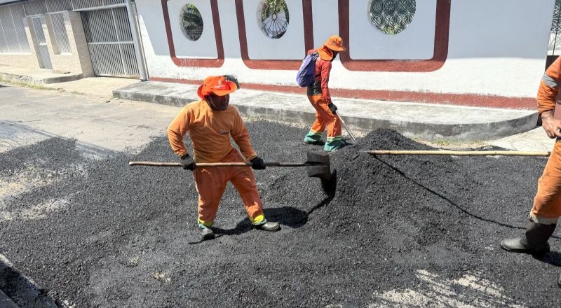 Prefeitura de Manaus transforma ruas do bairro Japiim com obras de asfaltamento e garante mobilidade aos moradores