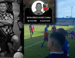 Luto: soldado da PM morre após mal-súbito durante campeonato de futebol em Manaus