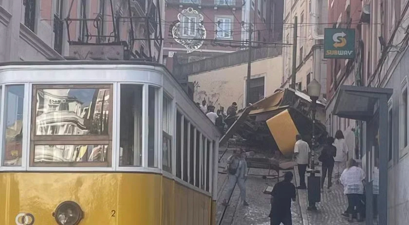Tragédia: elevador da Glória, atração turística de Lisboa, descarrila e deixa 15 mortos; veja vídeo