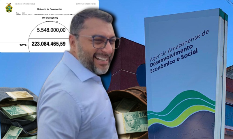 Escândalo financeiro: só em 2025, AADESAM já movimentou mais de R$ 223 milhões para secretarias de Wilson Lima