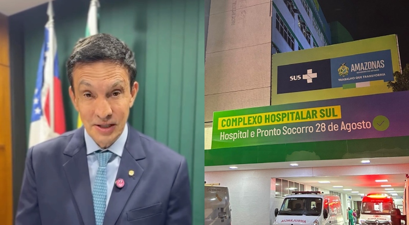 Após destinar R$ 5 milhões para a saúde do AM e dinheiro desaparecer, Sidney Leite cobra investimento no 28 de Agosto