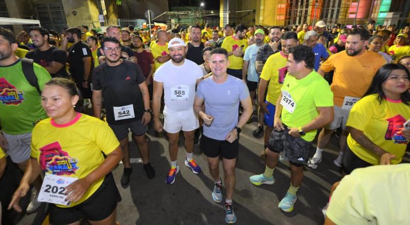 Prefeito David Almeida celebra participação de mais de 6 mil pessoas na 1ª corrida ‘#SouManaus