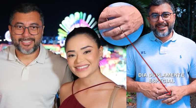 “Governador casou!”: Wilson Lima usa aliança de casamento após cerimônia secreta; veja vídeo