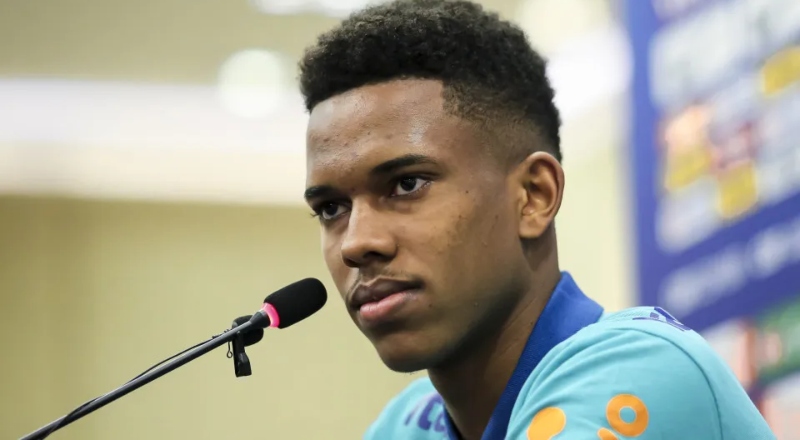 Estêvão é mais jovem a marcar pela seleção em jogo oficial desde Pelé