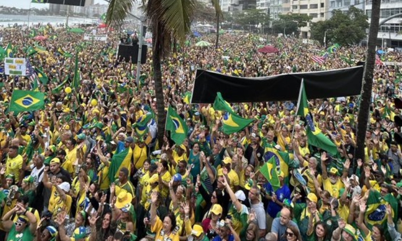 Milhares de brasileiros participam das manifestações neste 7 de setembro; veja vídeo