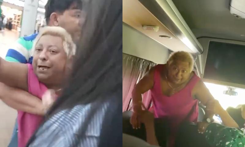 Patixa Teló é filmada saindo no tapa e alega: “Eu vou te matar, sua puta”; veja vídeo