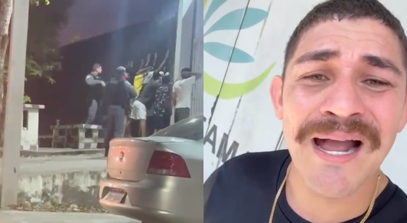 PM é flagrado agredindo adolescentes em Itacoatiara e diz não se arrepender: “não tô ligando para o que pensam”; veja vídeos