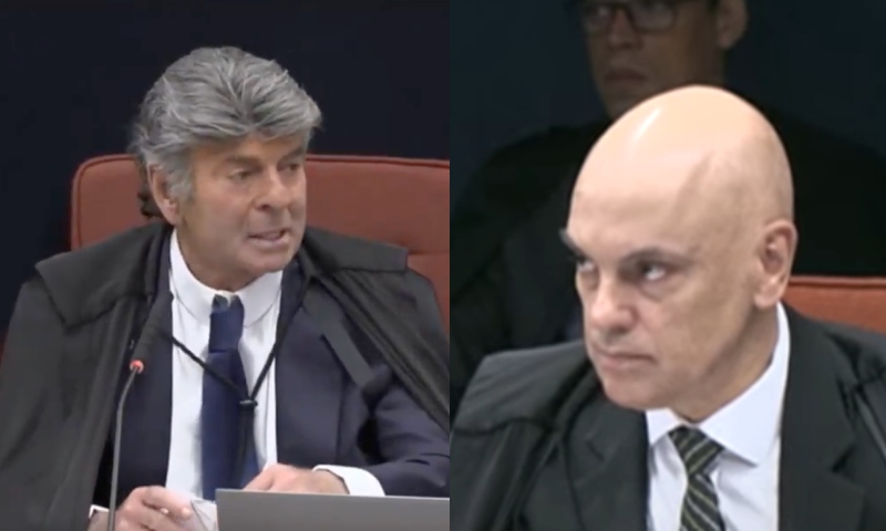 Fux desafia Moraes e vota para anular processo contra Bolsonaro no STF; veja vídeo
