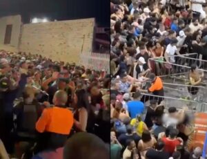 Vídeo mostra que ação da PM e Guarda Municipal evitou invasão em massa que poderia resultar em pessoas pisoteadas no #SouManaus; veja