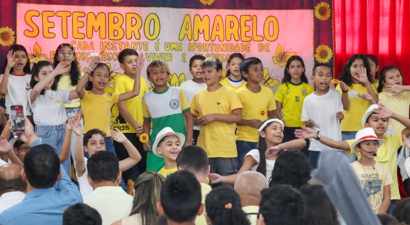 Prefeitura de Manaus realiza abertura do ‘Setembro Amarelo’ na rede municipal de ensino