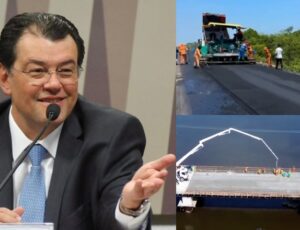 Senador Eduardo Braga comemora lançamento do edital para asfaltamento da BR-319 e avanço em obras de pontes no AM; veja vídeo