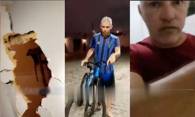 Sextou: mulher quebra porta de motel e flagra marido na ‘brotheragem’ com ex-candidato a vereador; veja vídeo