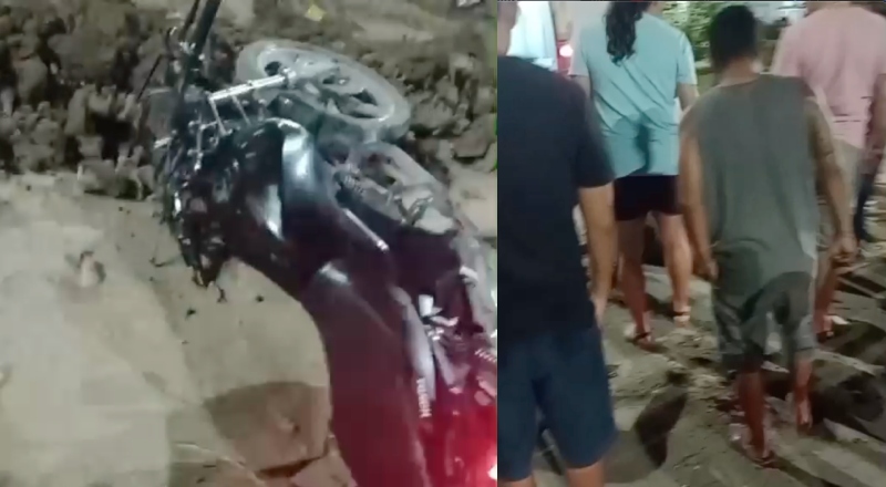 Grave acidente de moto deixa jovens internados em Manicoré; veja vídeo