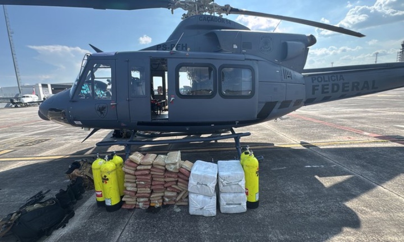 PF apreende mais de meia tonelada de drogas no Amazonas