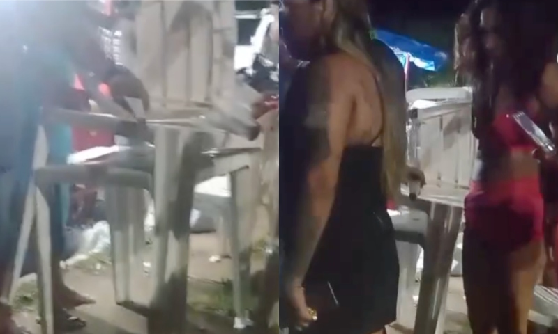 ‘Boazudas’ roubam a cena e rolam no chão durante confusão em Manacapuru; veja vídeo