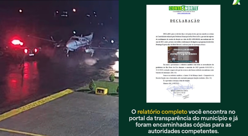 Prefeitura de Rio Preto da Eva nega recebimento de R$ 4,9 milhões ligados a facção que assaltou avião pagador no RS; veja vídeo