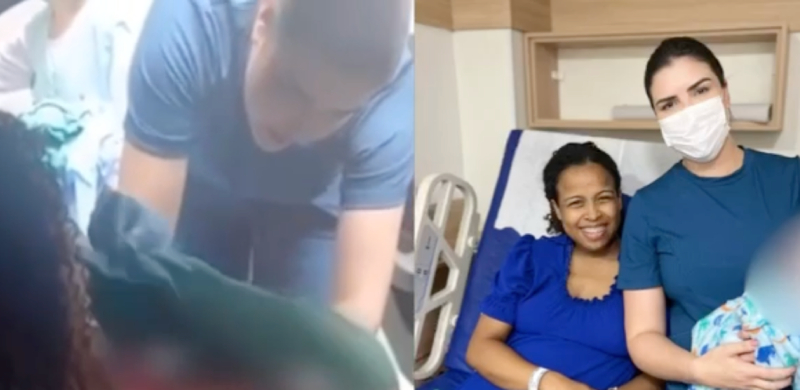 Mulher entra em trabalho de parto e bebê nasce dentro de carro de app em Manaus; veja vídeo