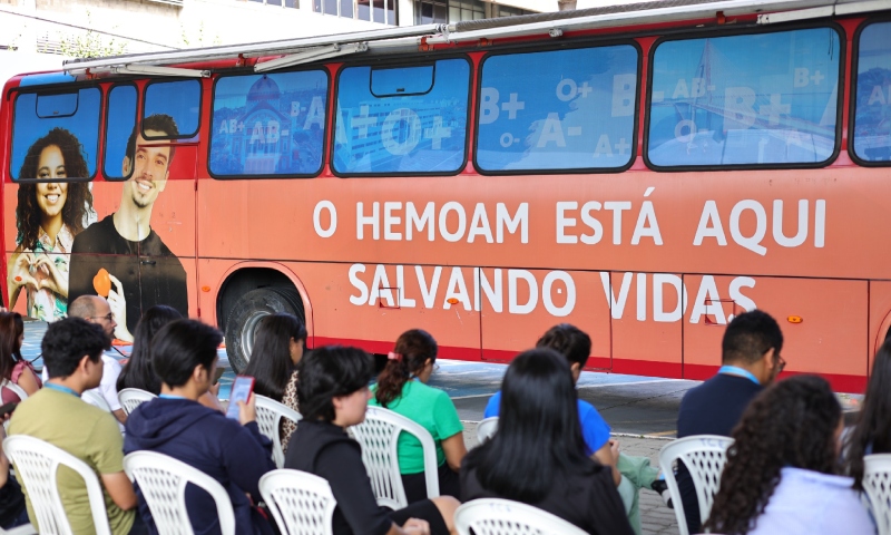 Campanha de doação de sangue no TCE-AM leva esperança a 236 pessoas