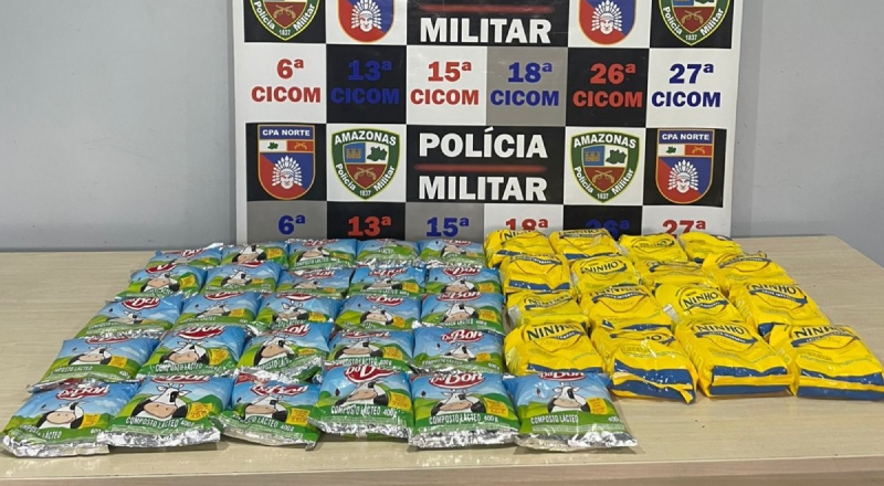 Adolescentes são apreendidas após furtar 42 pacotes de leite em supermercado de Manaus