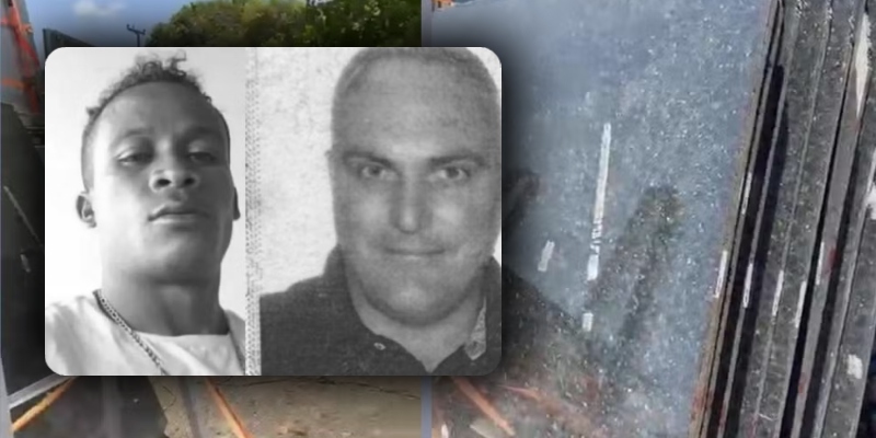 Tragédia: colegas de trabalho morrem esmagados por placas de mármore; veja vídeo