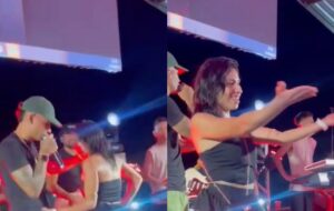"Quê isso, arretô!": fã faz loucuras no palco durante show de “Forró do Galeroso” no Tarumã; veja vídeo