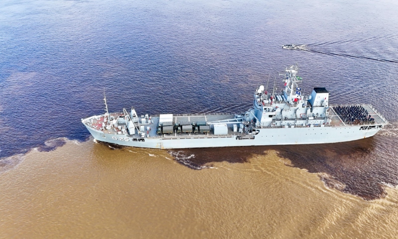 Navio da Marinha do Brasil será aberto para visitação pública em Manaus neste sábado e domingo