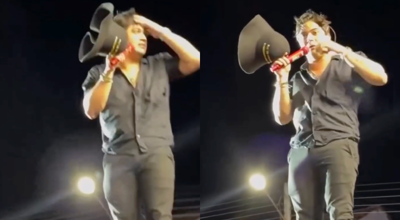 Fã invade palco e tenta arrancar pedaço de Natanzinho Lima em show: “Ê mulher doida!!”; veja vídeo