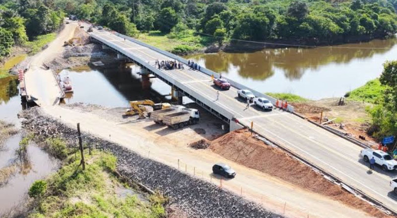 BR-319: nova ponte sobre o rio Curuçá será liberada para tráfego nesta segunda-feira (29)