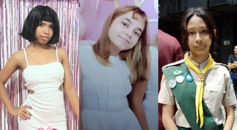 Polícia pede ajuda da população para encontrar três adolescentes desaparecidas em Manaus