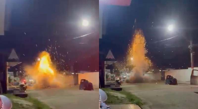 Vídeo mostra momento em que granada encontrada em lixeira é detonada em Manacapuru; veja