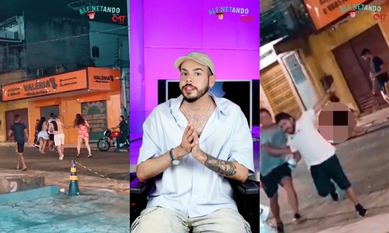 Mulheres saem no tapa por causa de macho no Amazonas e treta sobra até pro cinegrafista amador